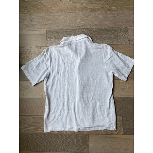 Mens Theory Polo in White Size Medium - Picture 2 of 3